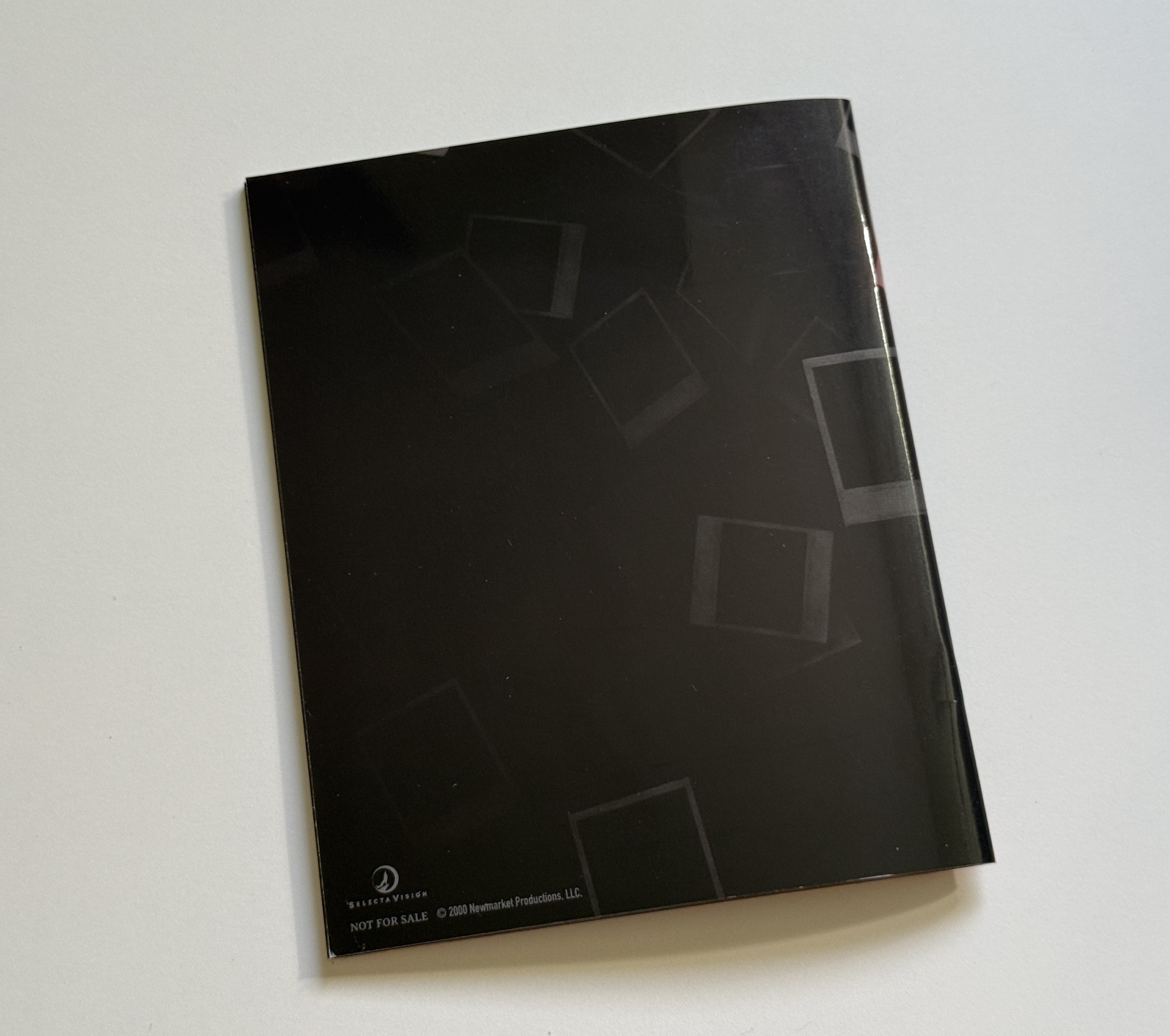 Memento 4K Selecta Vision - Libreto contraportada