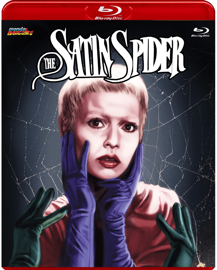 Arte para el Blu-ray de The Satin Spider, dirigida por Jacques Baratier
