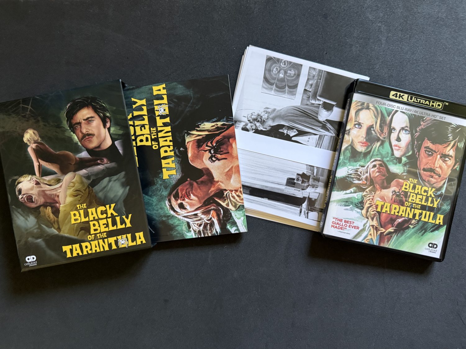 The Black Belly of the Tarantula 4K box - Set opening