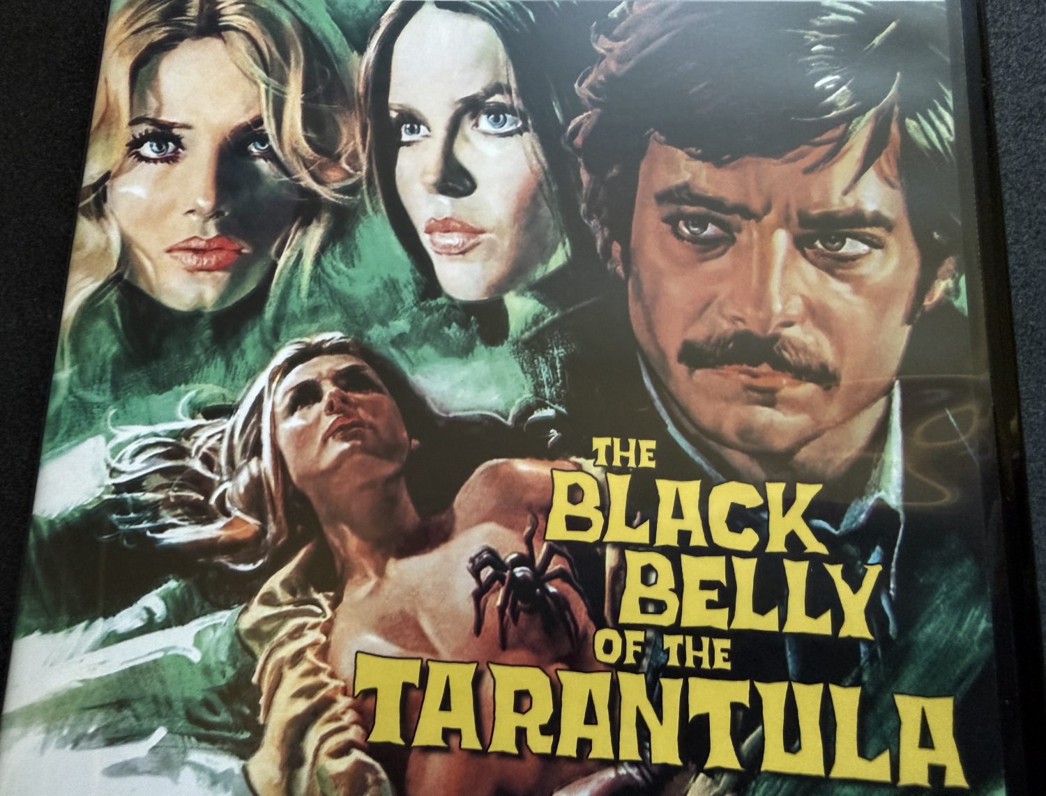 The Black Belly of the Tarantula 4K box - Amaray cover detail
