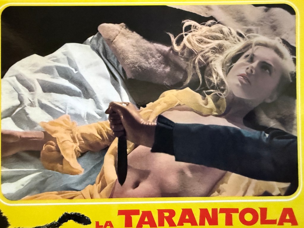 The Black Belly of the Tarantula 4K box - Lobby Card