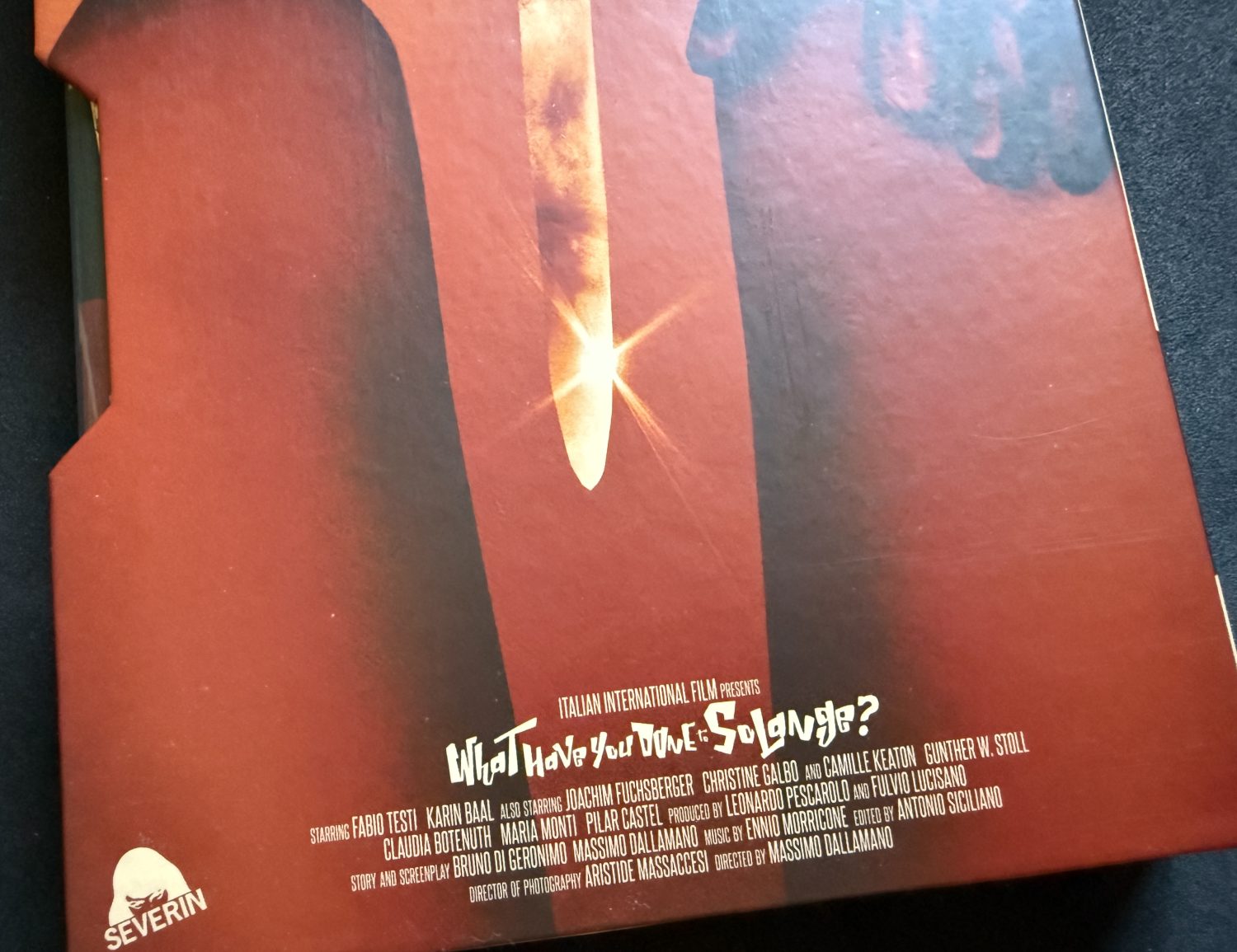 What Have You Done To Solange? 4K Box Set - Slipbox back cover detail