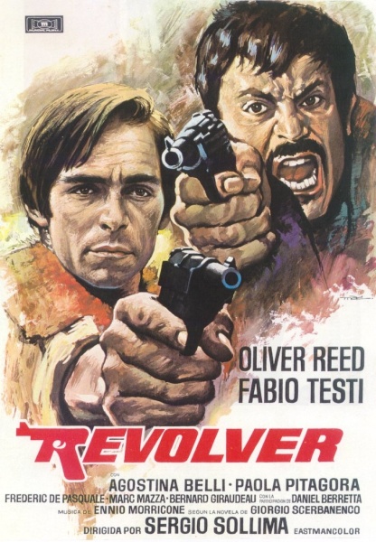 Póster oficial de Revolver, dirigida por Sergio Sollima